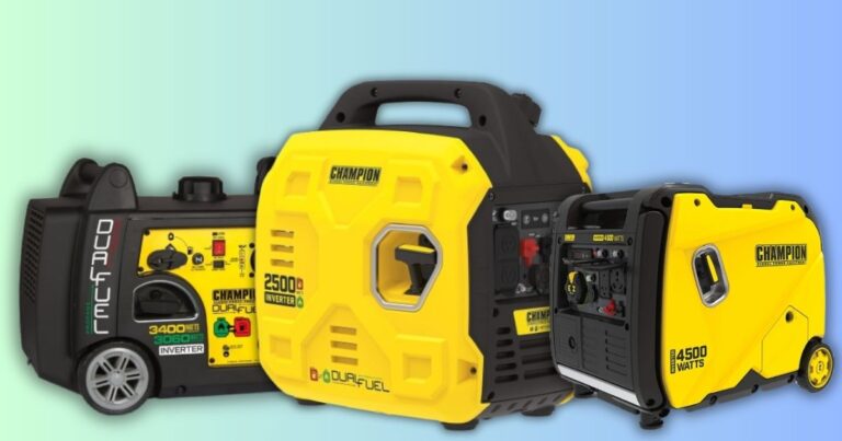 Champion dual fuel inverter generators
