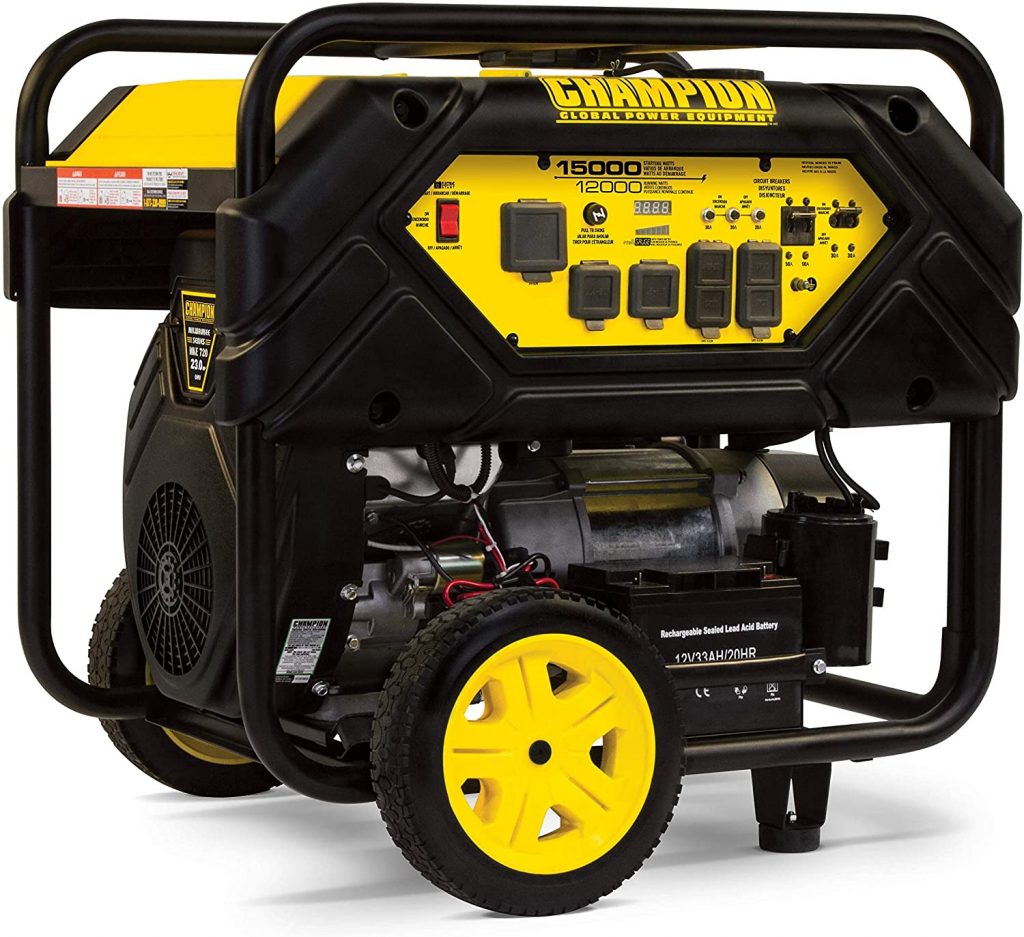 champion 100111 12000 watt portable generator 