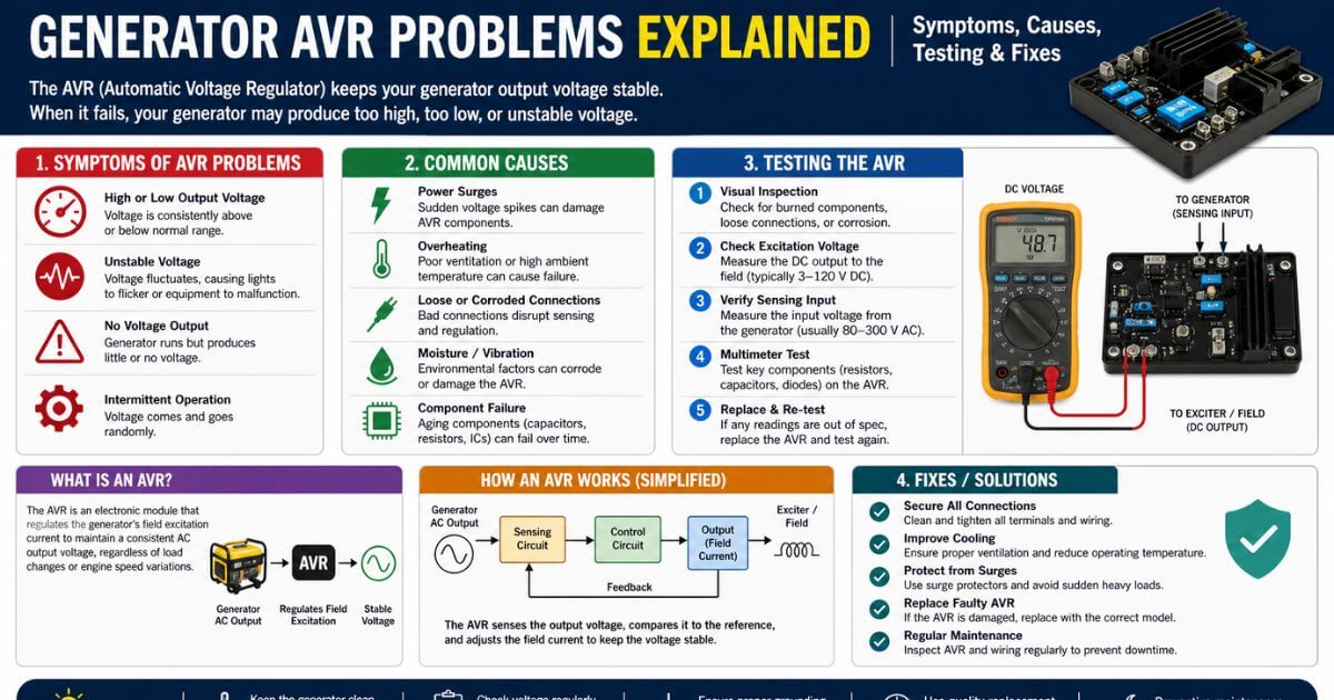 Generator AVR Problems Explained