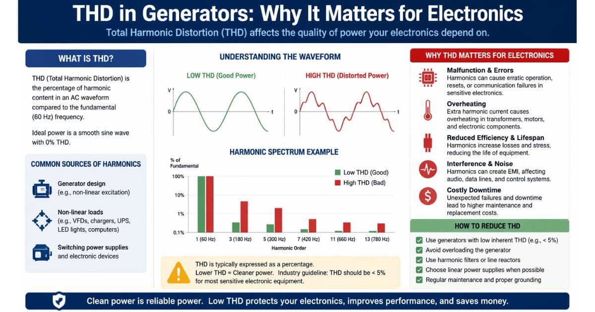 THD in Generators Why It Matters for Electronics