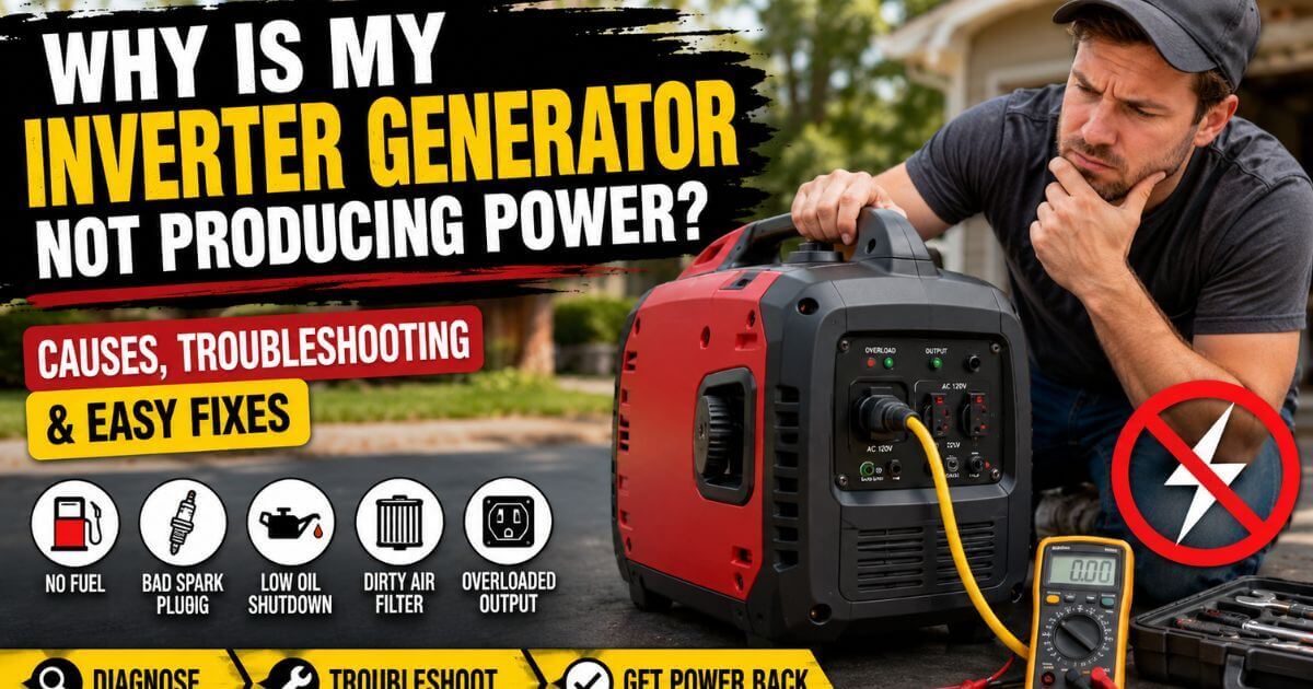 Why Is My Inverter Generator Not Producing Power