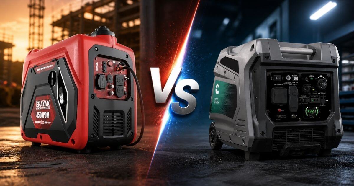 ERAYAK 4500W vs Cummins Onan P4500i