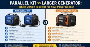 Parallel Kit vs Larger Generator