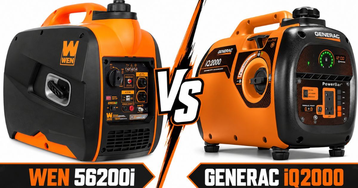 WEN 56200i vs Generac iQ2000
